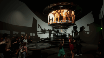 Introshow bij Museumpark VONK.